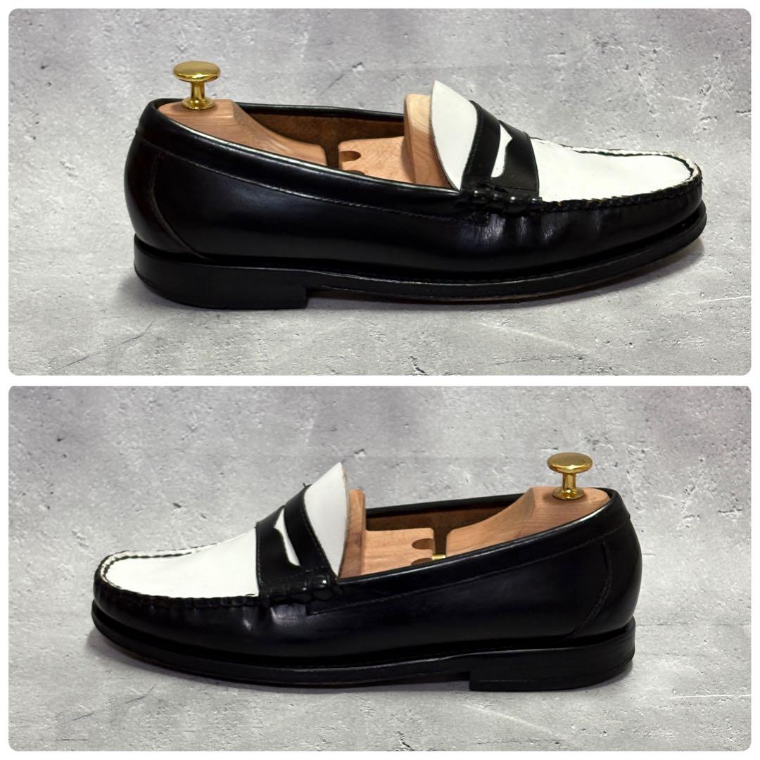 ジーエイチバス　G.H.Bass　革靴　ローファー　バイカラー　42