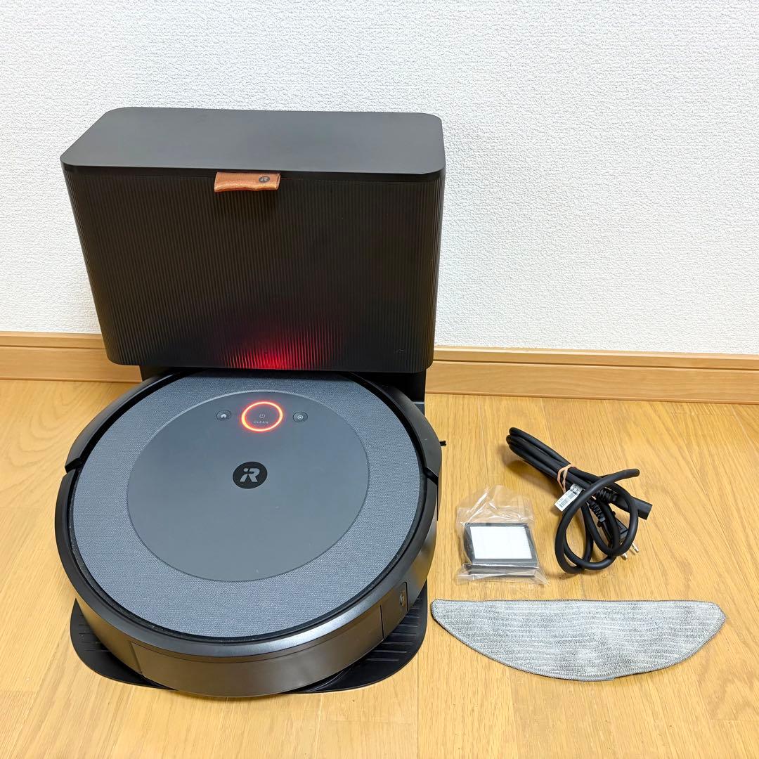 IROBOT ROOMBA i5+ ロボット掃除機 クリーンベース付 iRobot ロボット掃除機 Roomba（ルンバ）i5+【クリーンベース（自動