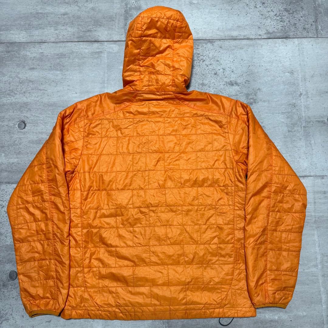 patagonia 11年製 ナノパフフーディ マンゴー オレンジ キルティング