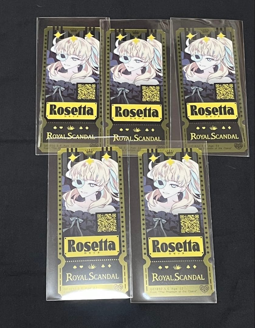 Royal Scandal ロイスキャ クリアカード チケット ロゼッタ - メルカリ