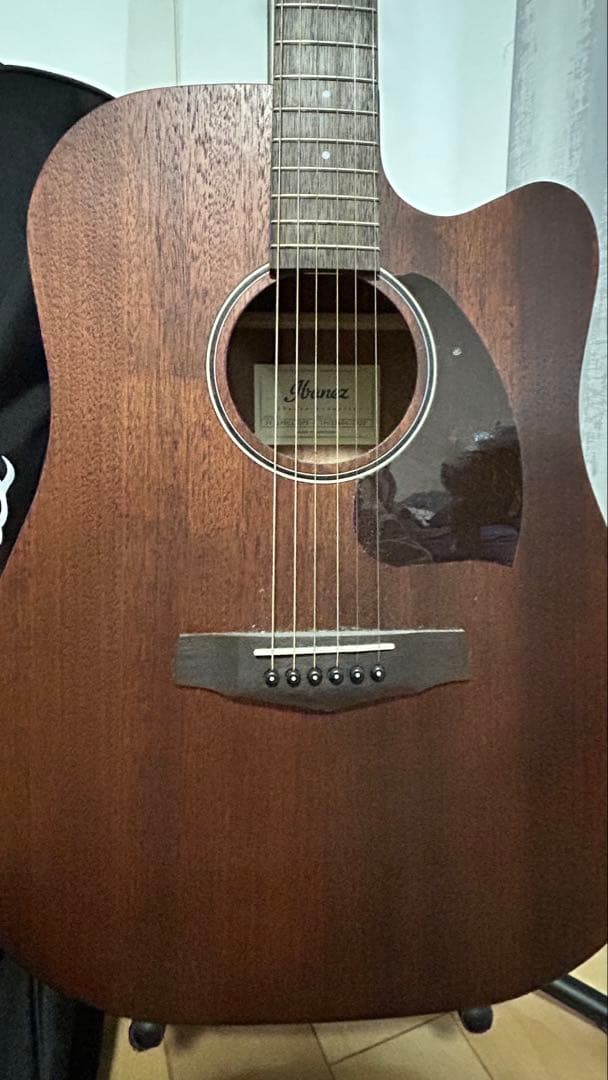 Ibanez アコースティックギター ブラウン ギターケース付きの通販はau