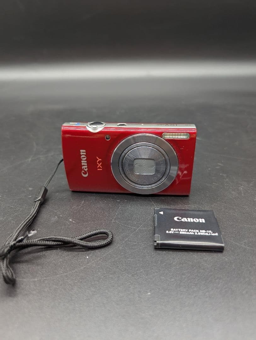 【動作確認済】Canon IXY 160 コンパクトデジタルカメラ レッド IXY160 コンパクトデジタルカメラ IXY（イクシー） レッド CANON