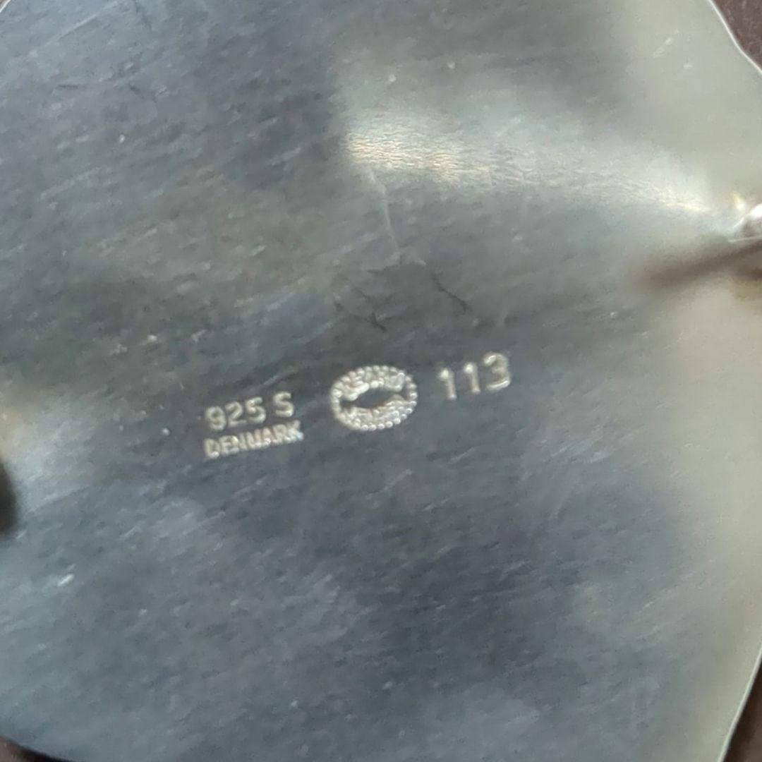 美品】ヴィンテージ 廃盤 ジョージジェンセン 925S ブローチ #113