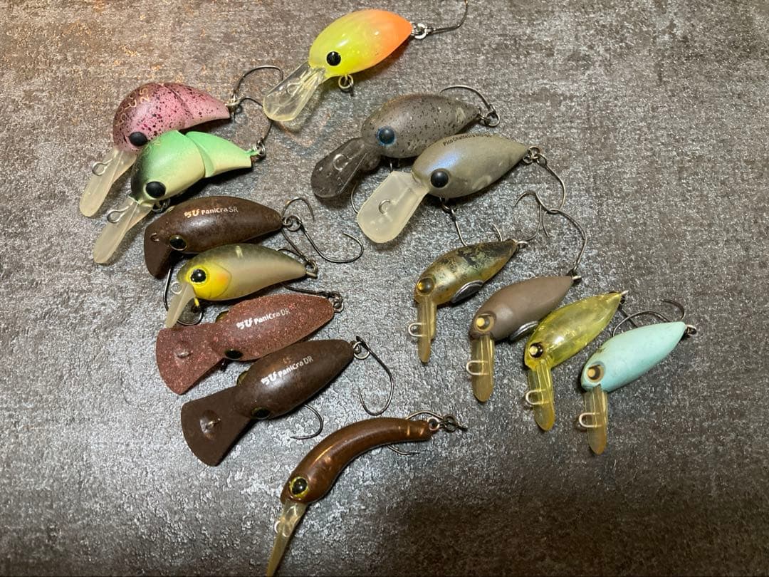 エリアトラウト用マイクロクランクセット オルルド釣具 マイクロクランク ルアー 10個セット 3cm 1.5g 管釣り