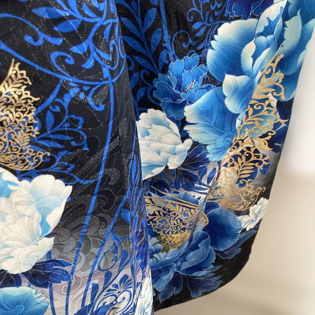 豪華薔薇振袖 袋帯付き 金彩 蝶 大輪 - メルカリ