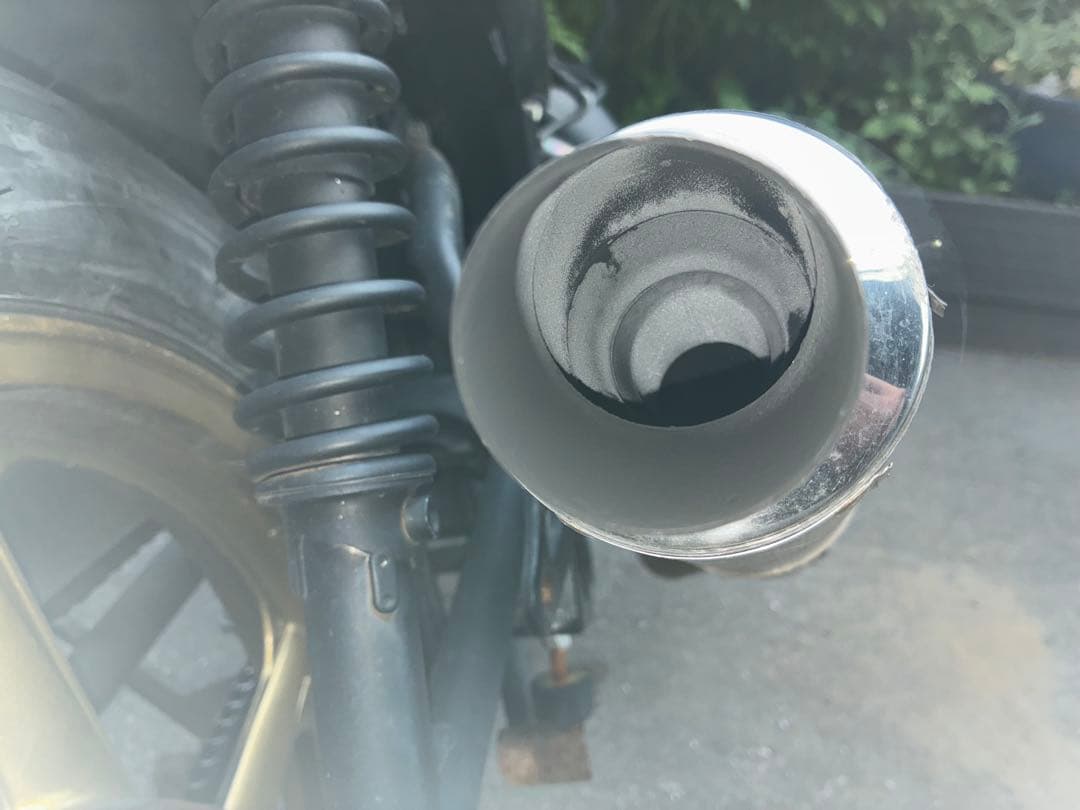 180sx様専用 エイプ100 ヨシムラ チタンマフラー YB125SPにて使用