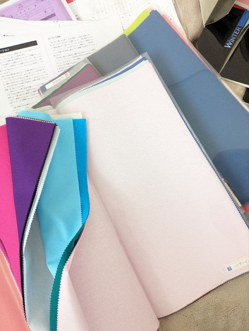 大幅値下げヒューマンアカデミー☆彡パーソナルカラーアナリスト教材&ドレープ一式