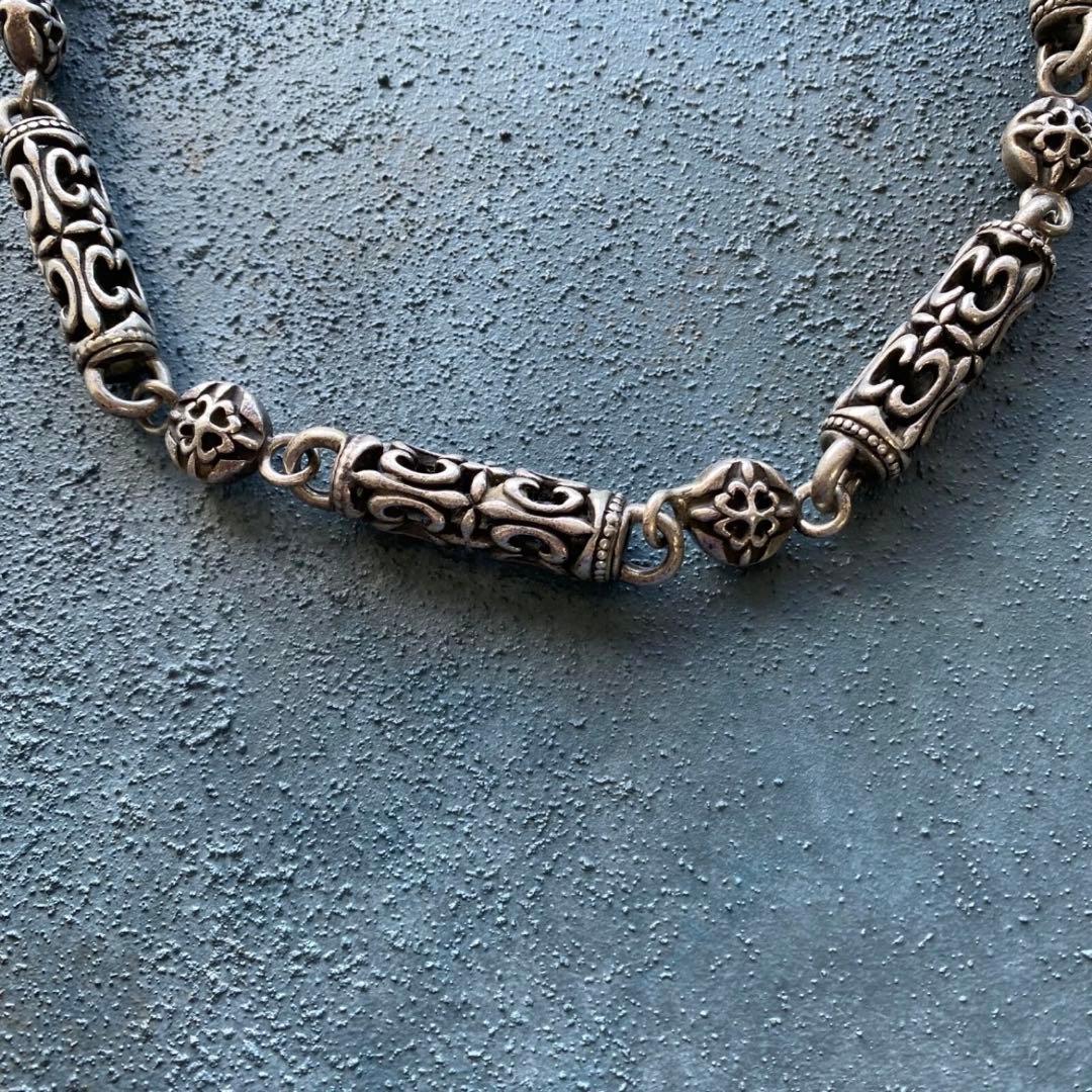 A&G エーアンドジー ウォレットチェーン ビンテージ シルバー925 55cm