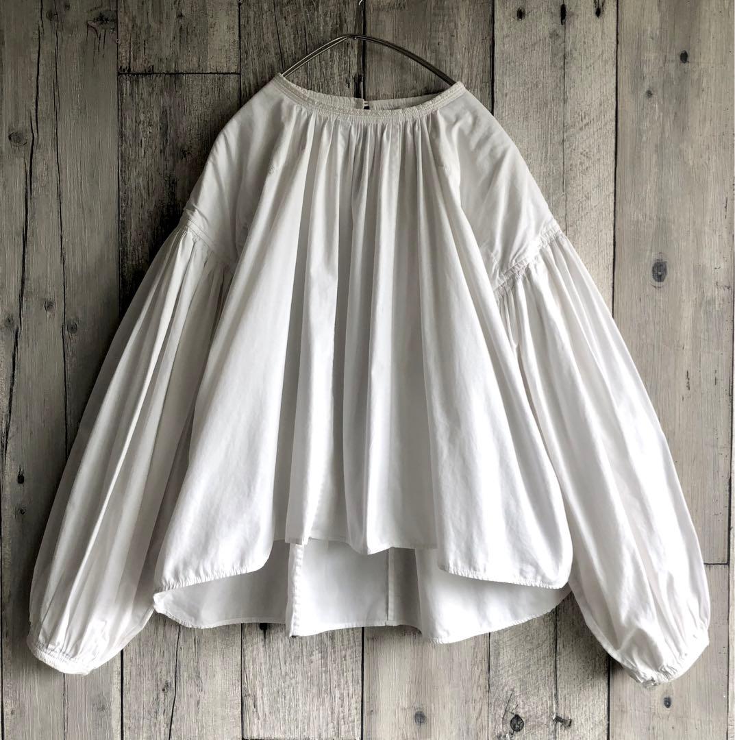 CLANE クラネ バルーンスリーブ プルオーバー ブラウス スモックシャツ