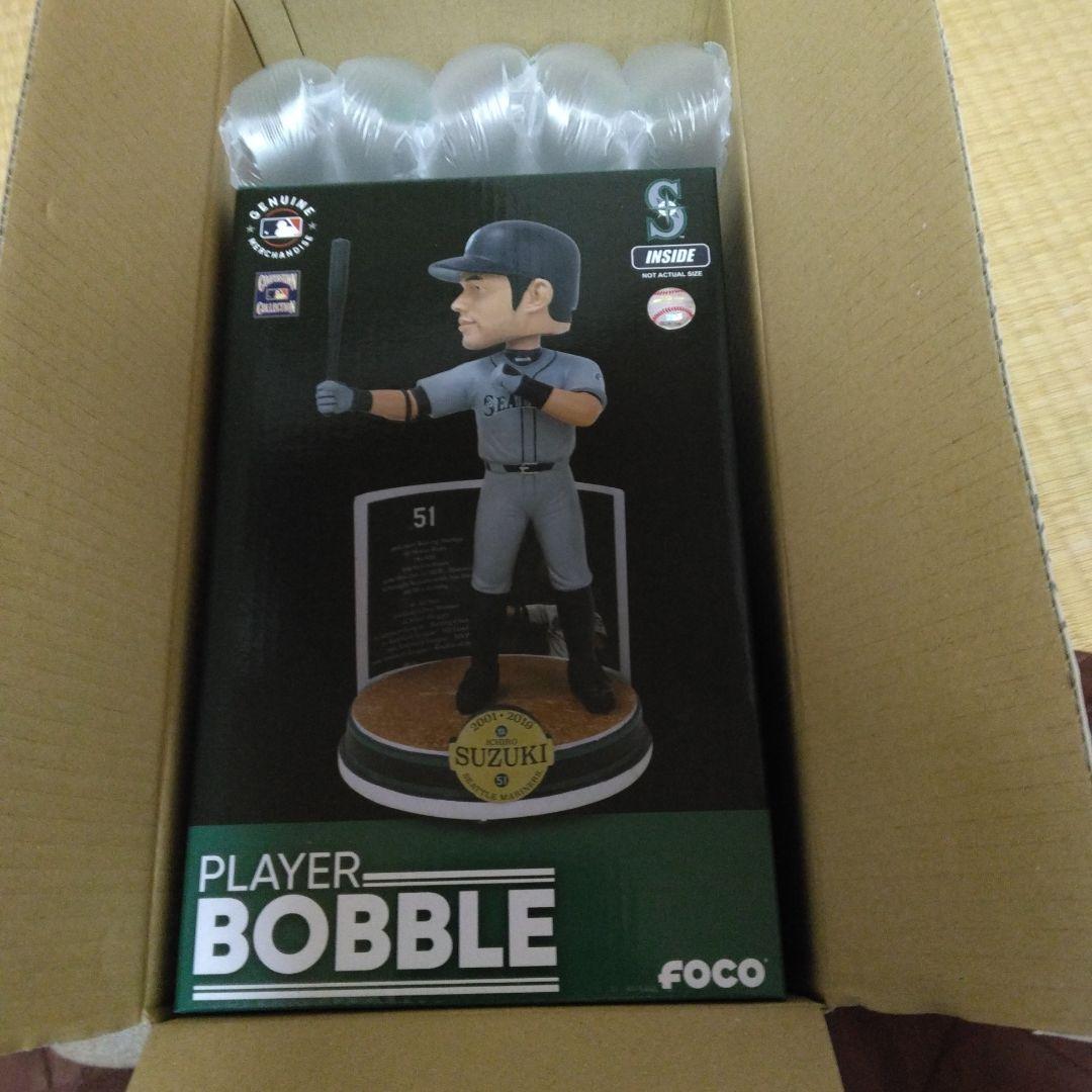 イチロー　ボブルヘッド　フィギュ ア　世界限定3000個、新品未開封 イチロー選手の功績を称えた、世界限定3,000個のボブルヘッド人形が