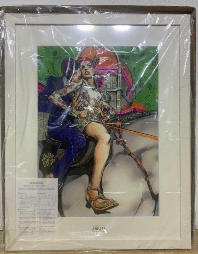 新品・未展示　ジョジョ展　GUCCIコラボ　徐倫&ブチャラティ　荒木飛呂彦原画展 即決 送料無料 グッチ コラボ 荒木飛呂彦 原画展 ジョジョ展2012限定