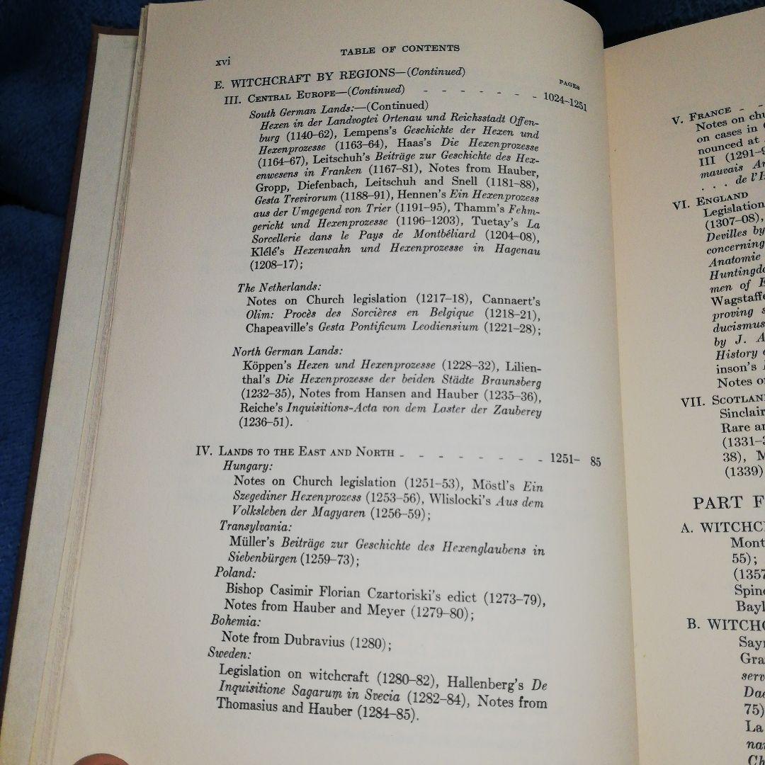 洋書 Materials Toward History Witchcraft -Lea