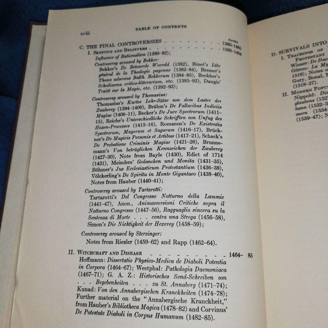 洋書 Materials Toward History Witchcraft -Lea