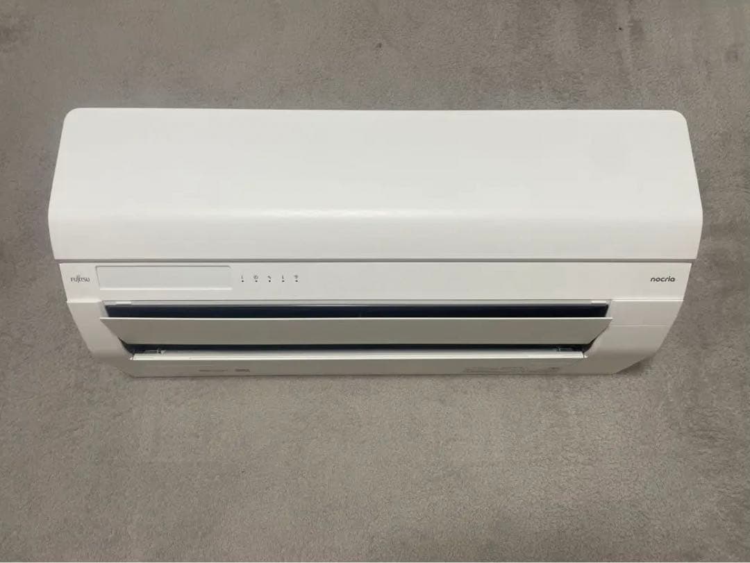 引取限定◾️美品 富士通ルームエアコン 8畳用 2025年 AS-WY255S ◾️ エアコン 2025年 nocria（ノクリア）Wシリーズ AS-W255S-W [おもに8畳