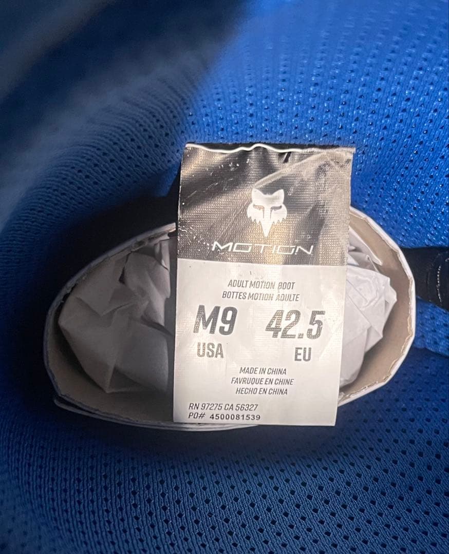 FOX MOTION モーション　M9（27.0cm）　alpine TECH