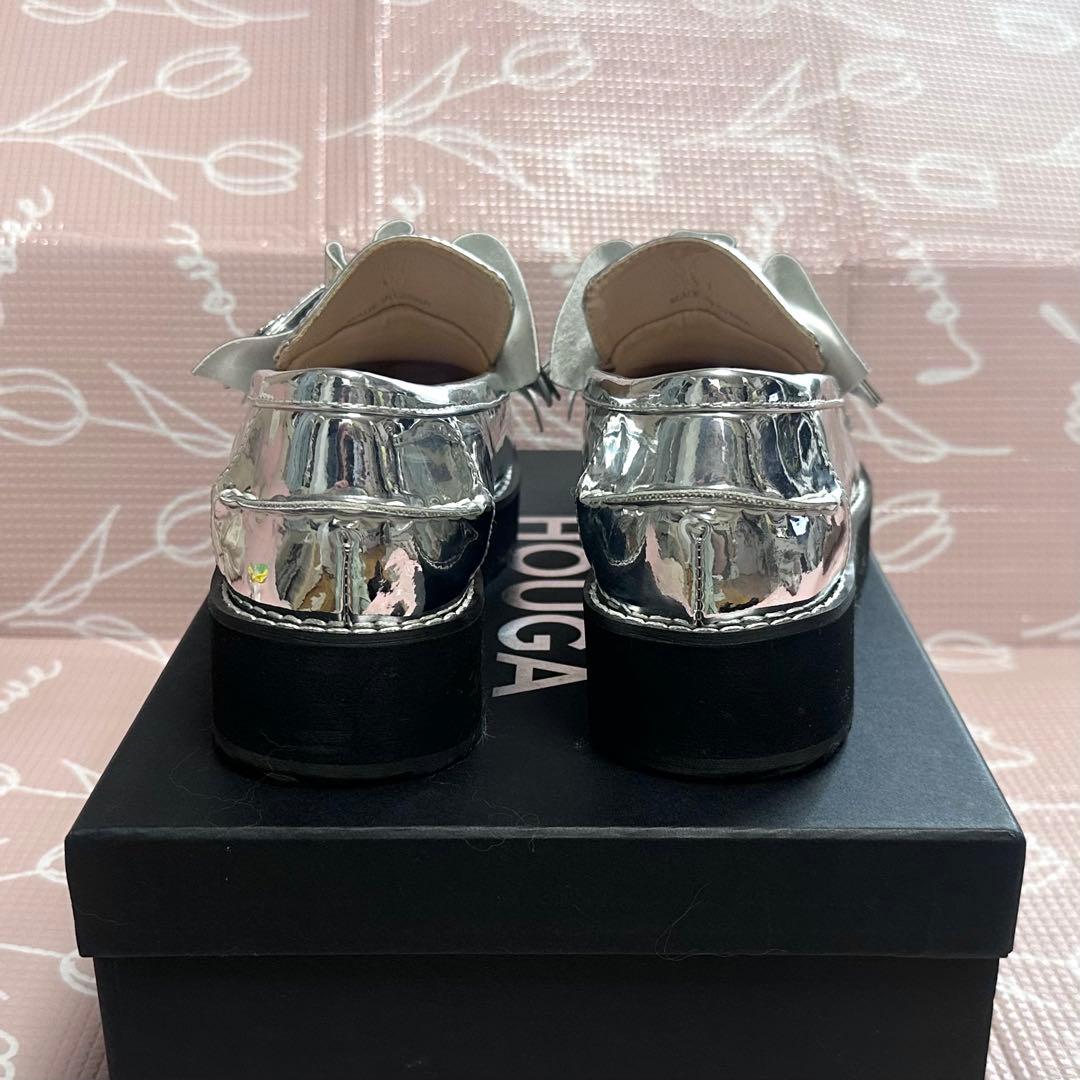 週末限定値下げHOUGA day and night loaferシルバー 1 - メルカリ
