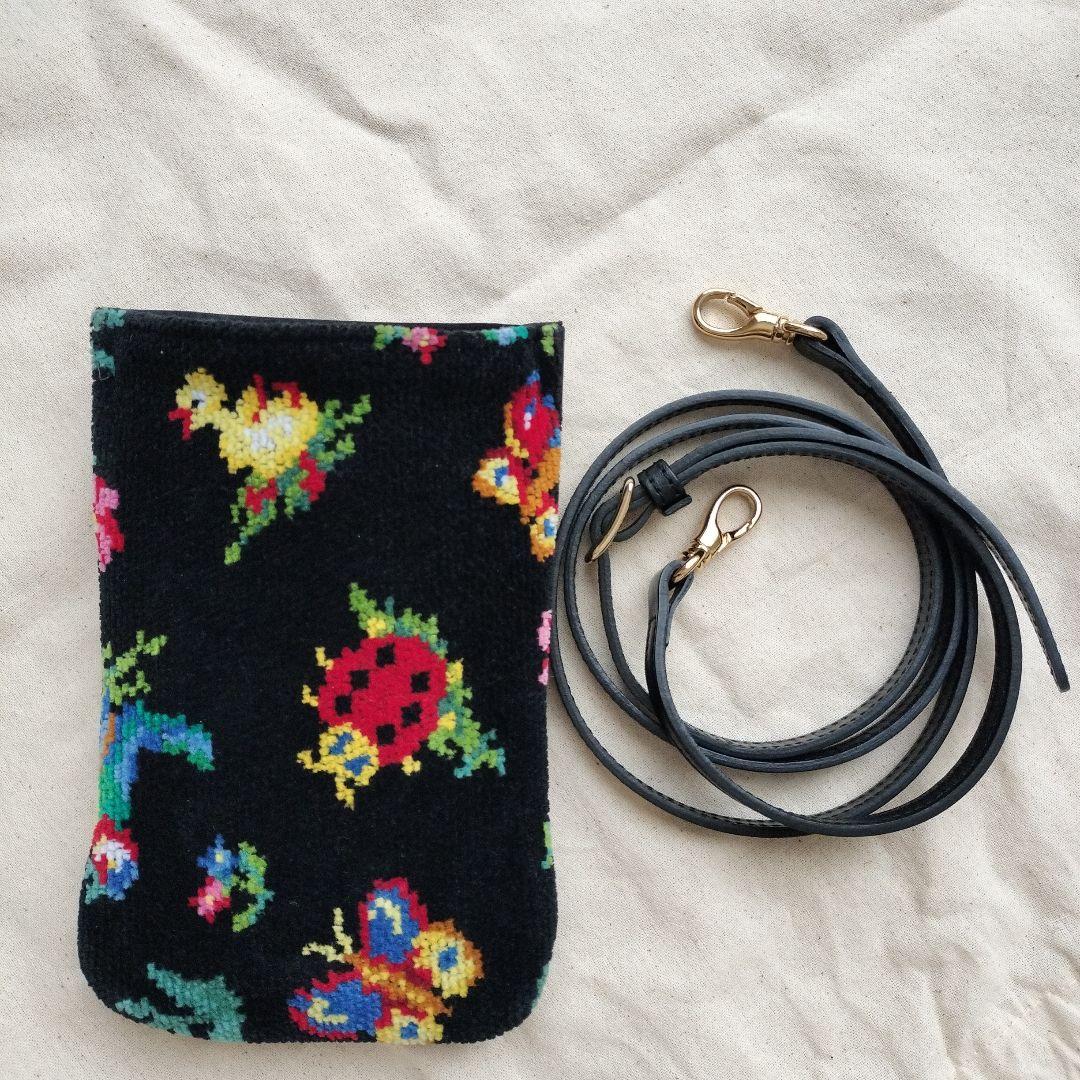 美品】FEILER フェイラー スマホショルダー ハイジ スマホポシェット