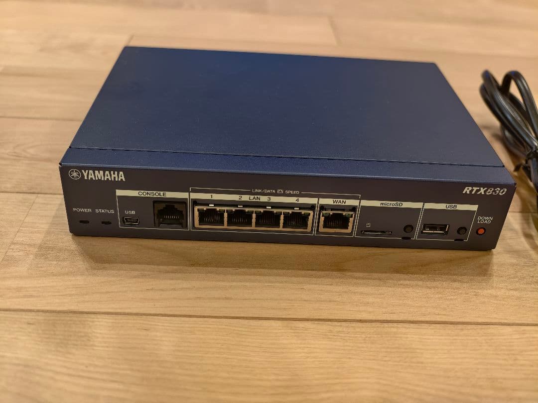 YAMAHA RTX830 有線LANルーター ヤマハ VPNルーター - メルカリ