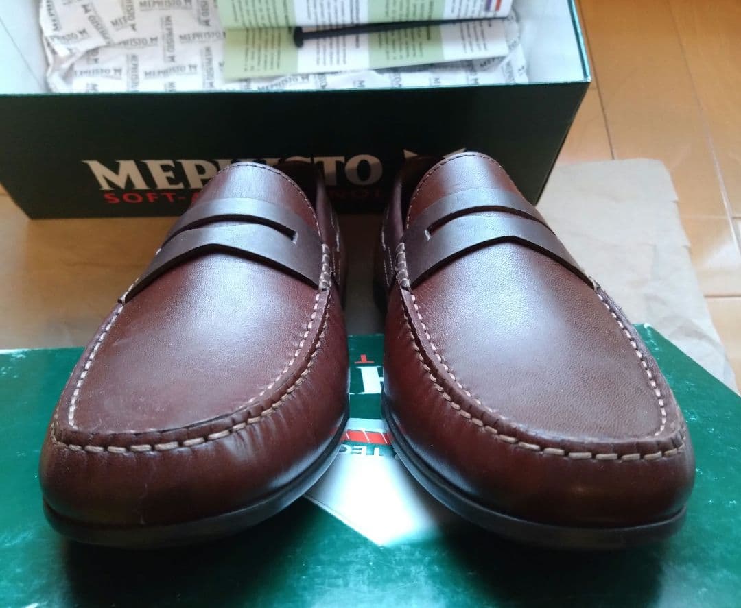 MEPHISTO COOL-AIR ブラウンローファー EUR 8