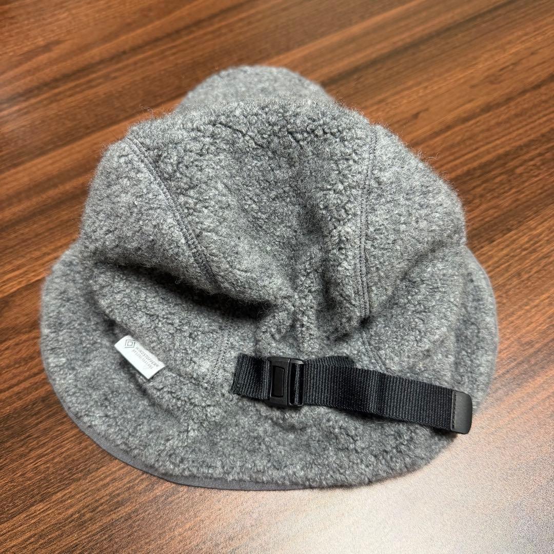 thisisneverthat フリースキャップ 帽子 グレー