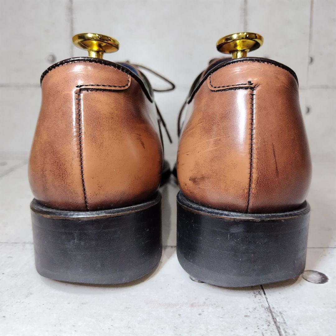 【美品】 リーガル REGAL W61 ストレートチップ 茶 24.5cm