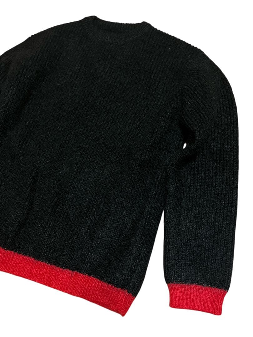 ユニフォームエクスペリメント　モヘア　ニットセーター　ブラック　メンズ　Ｌ相当 uniform experiment（ユニフォームエクスペリメント）の「MOHAIR