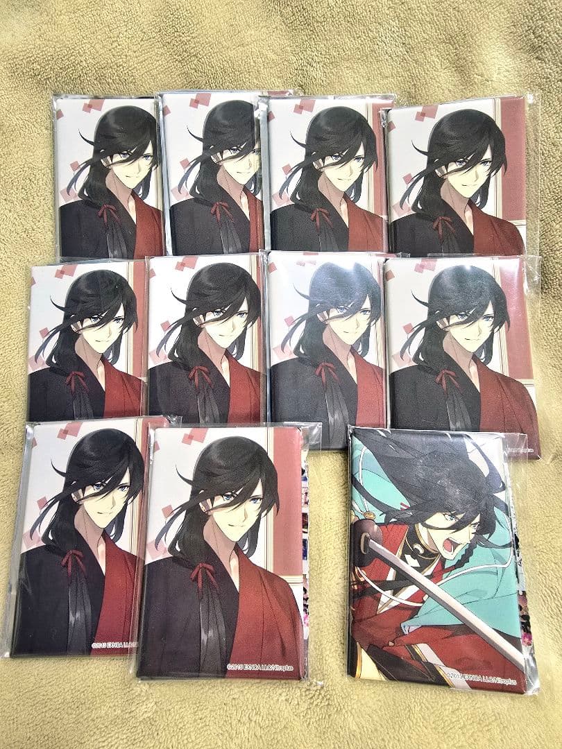 刀剣乱舞 和泉守兼定 スクエア缶バッジ 刀剣乱舞 和泉守兼定 スクエア缶バッジコレクション 跪坐 | K-BOOKS