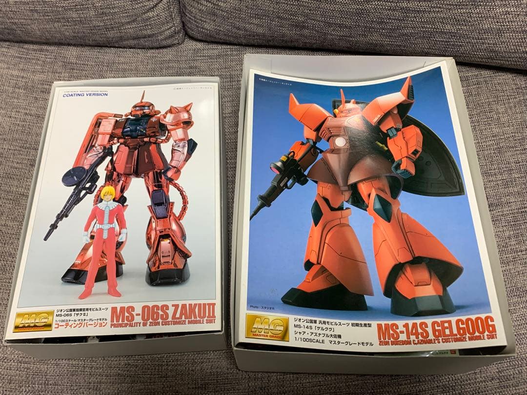 ガンダム MG ザクⅡ コーティングバージョン MS-14 ゲルググ 5体まとめ