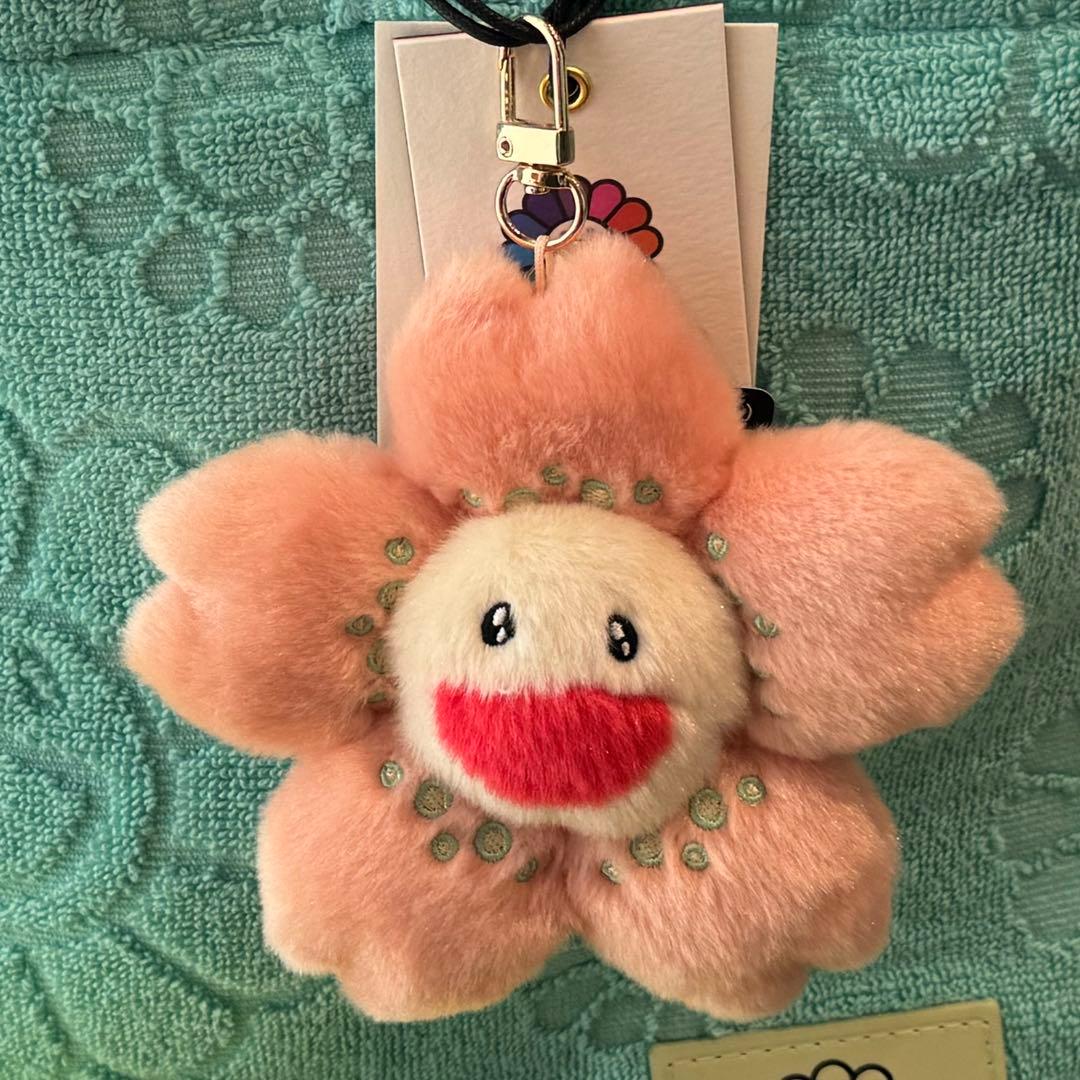 新作☆ 村上隆 桜 ぬいぐるみ フラワー キーリング カイカイキキ
