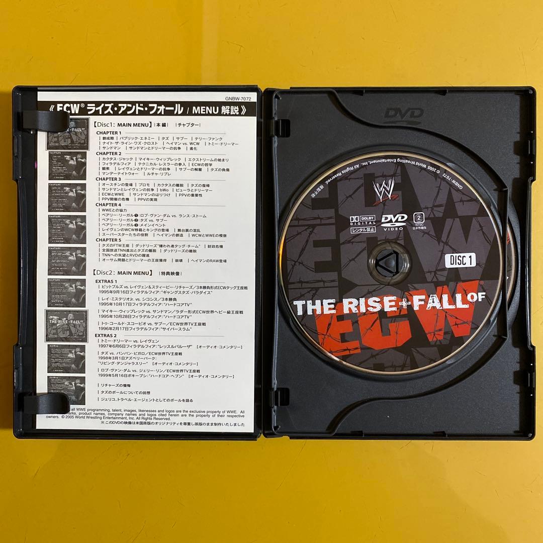 ECW 超過激 超熱狂 伝説のアメリカンプロレス DVD2枚組 計6時間以上