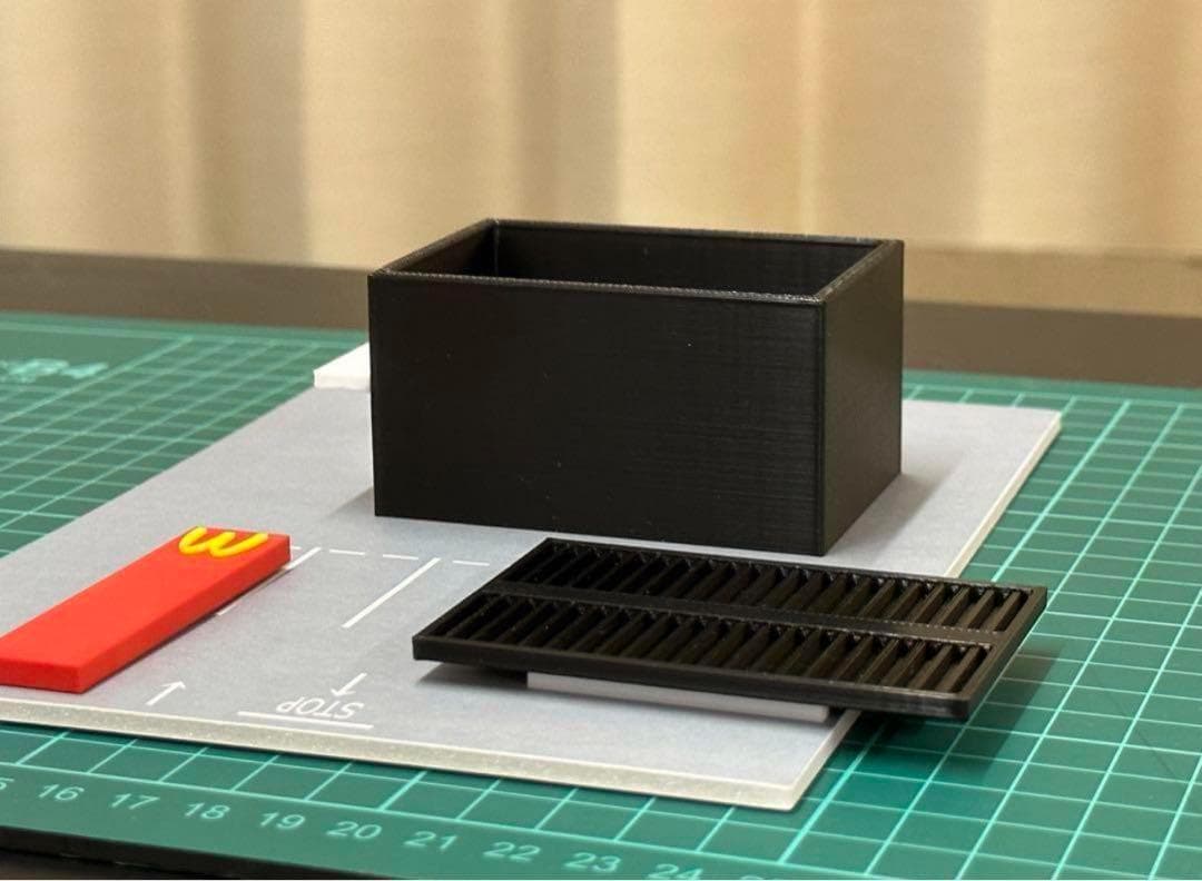 Nゲージ☆ワクドナルド☆鉄道模型☆フィギュアに☆1/64より小