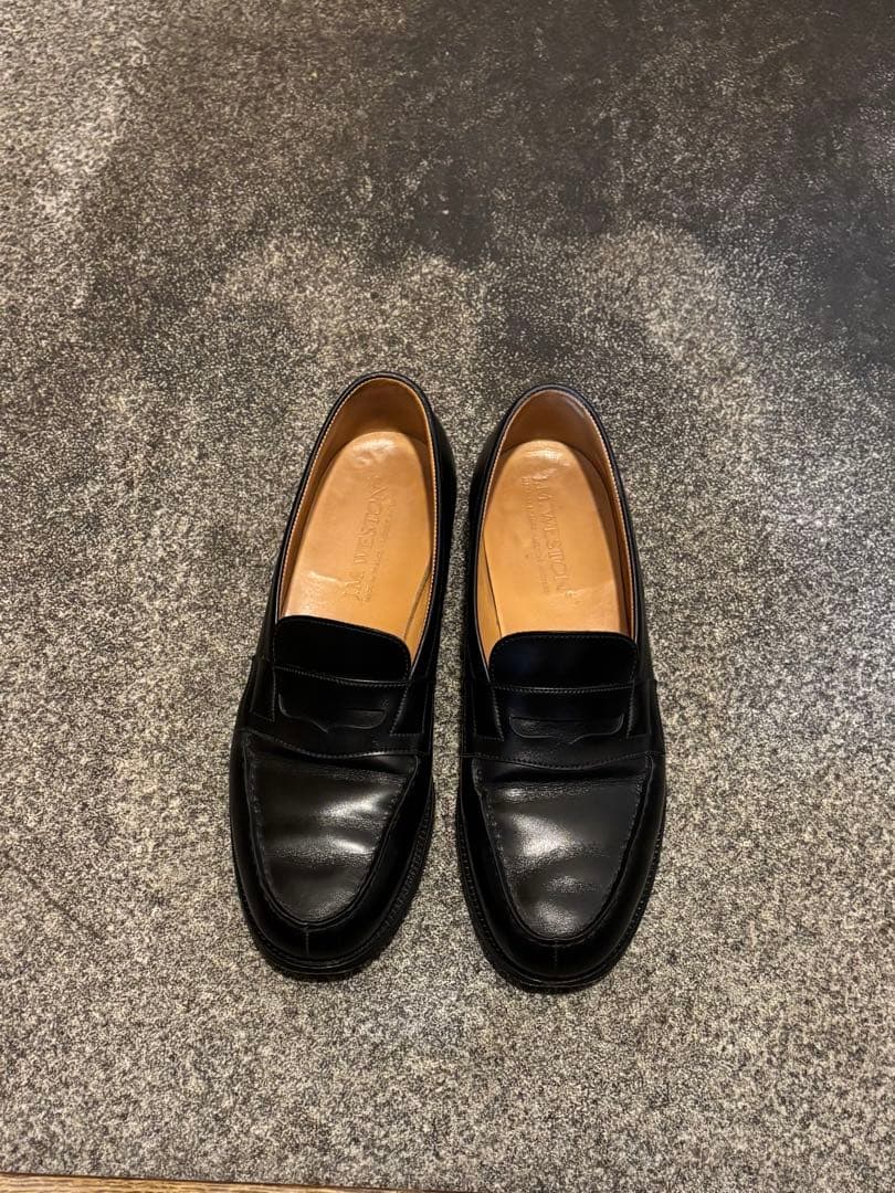 J.M. WESTON 180 シグニチャーローファー 6.5B 黒