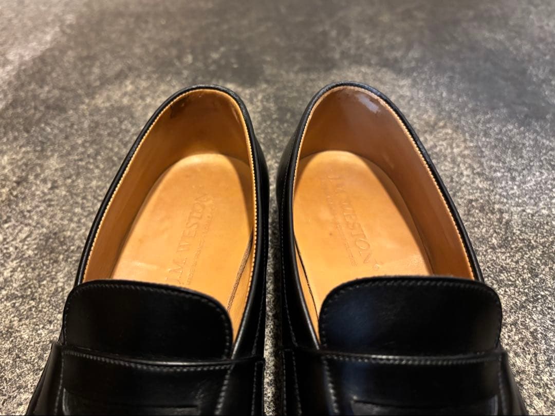 J.M. WESTON 180 シグニチャーローファー 6.5B 黒