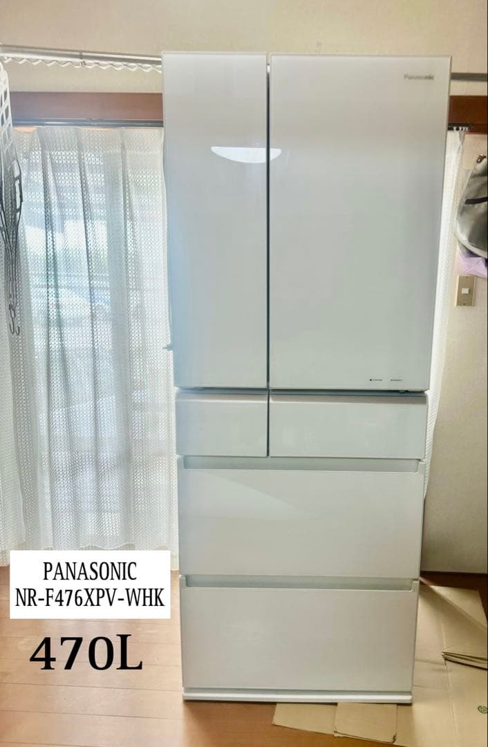 冷蔵庫・冷凍庫 Panasonic Refrigerator NR-F476XPV-W パナソニック、「微凍結パーシャル」を搭載した6ドア冷蔵庫2機種
