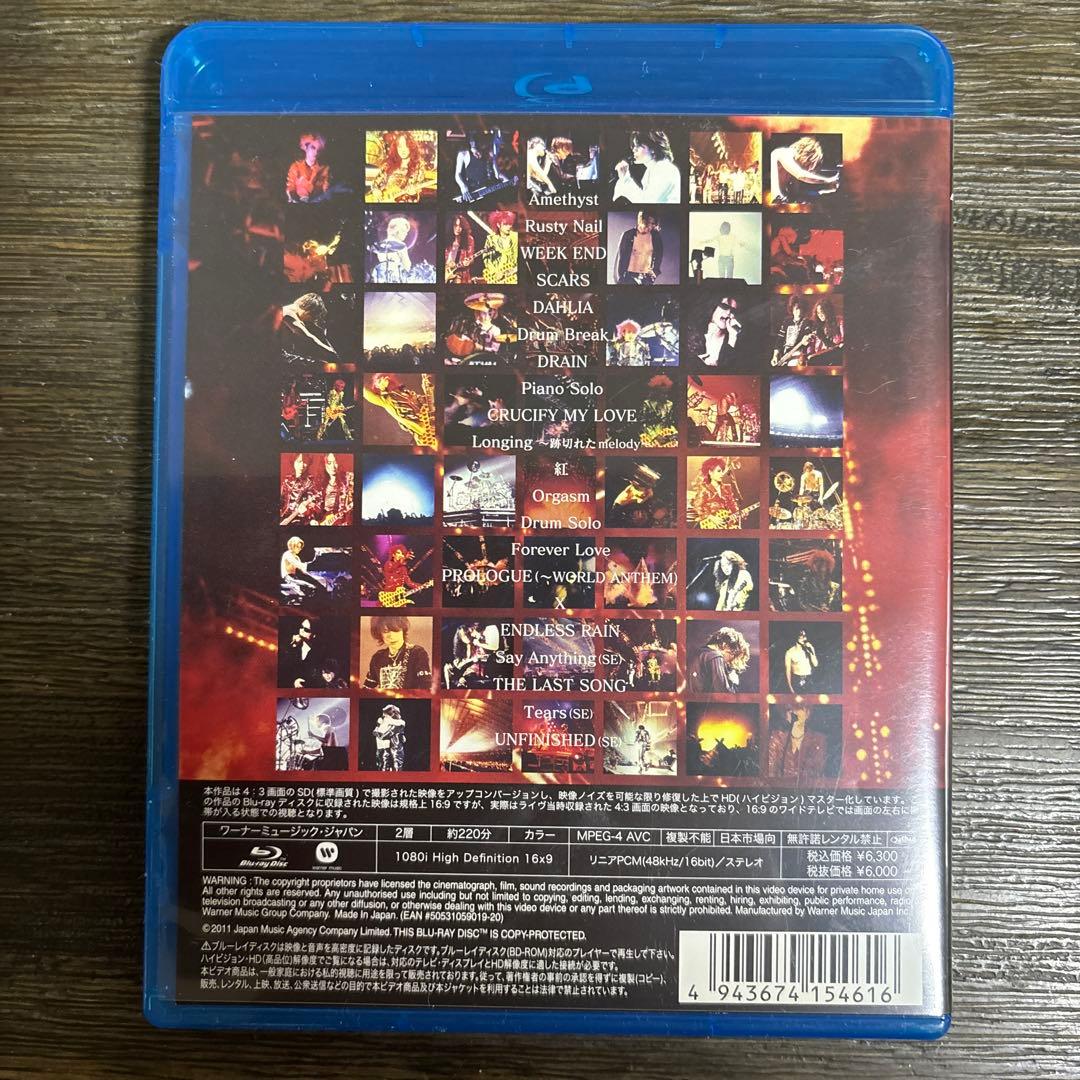 《極美品》X JAPAN/THE LAST LIVE 完全版 Blu-ray