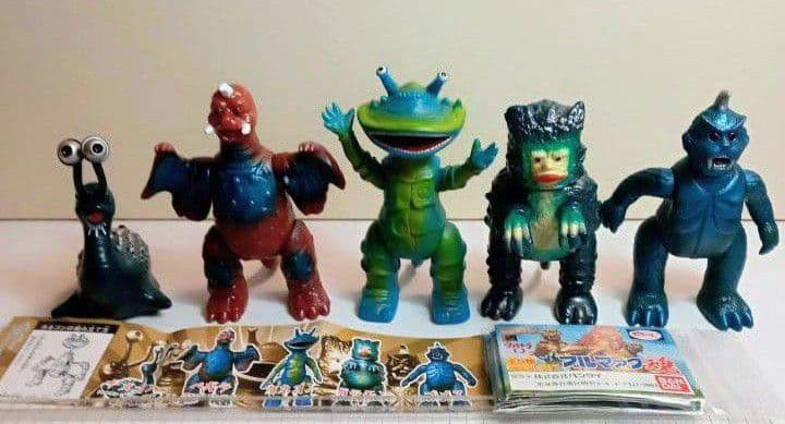 ブルマァク魂ウルトラQ怪獣フルコンプ5体カプセルトイバンダイ新品