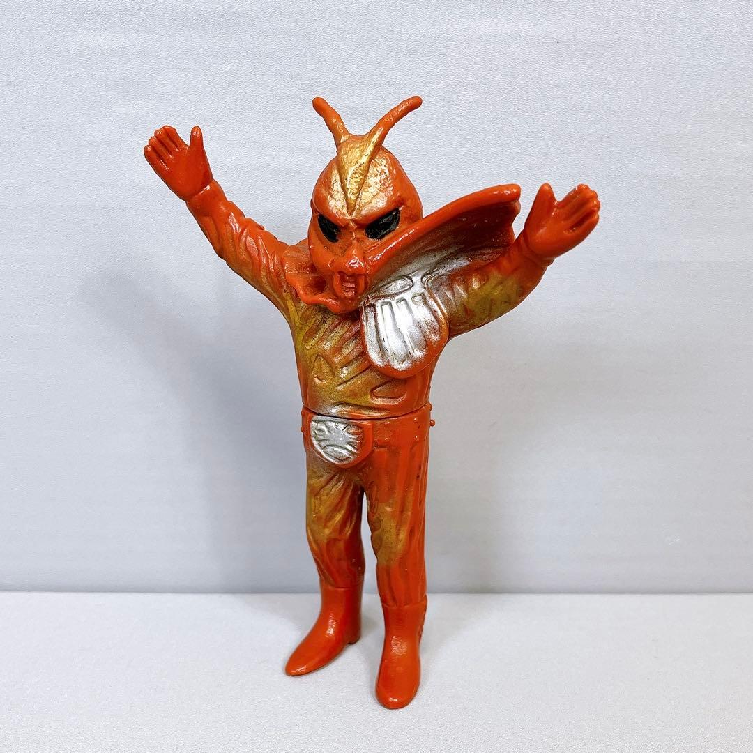 【超貴重】当時物　ミニソフビ　怪人ギリーラ　仮面ライダー　毒蝶ギリーラ　ポピー 超貴重】当時物 ミニソフビ 怪人ギリーラ 仮面ライダー 毒蝶ギリーラ