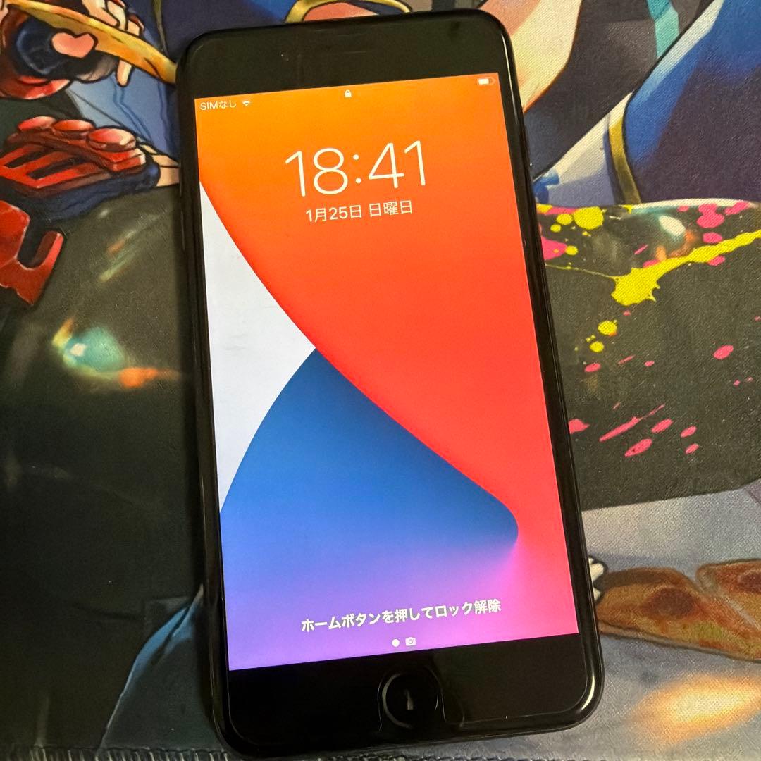 【中古】iPhone8plus 256GB スペースグレイ SIMフリー iPhone8 Plus A1898 (MQ9N2J/A) 256GB スペースグレイ 【国内版 SIM