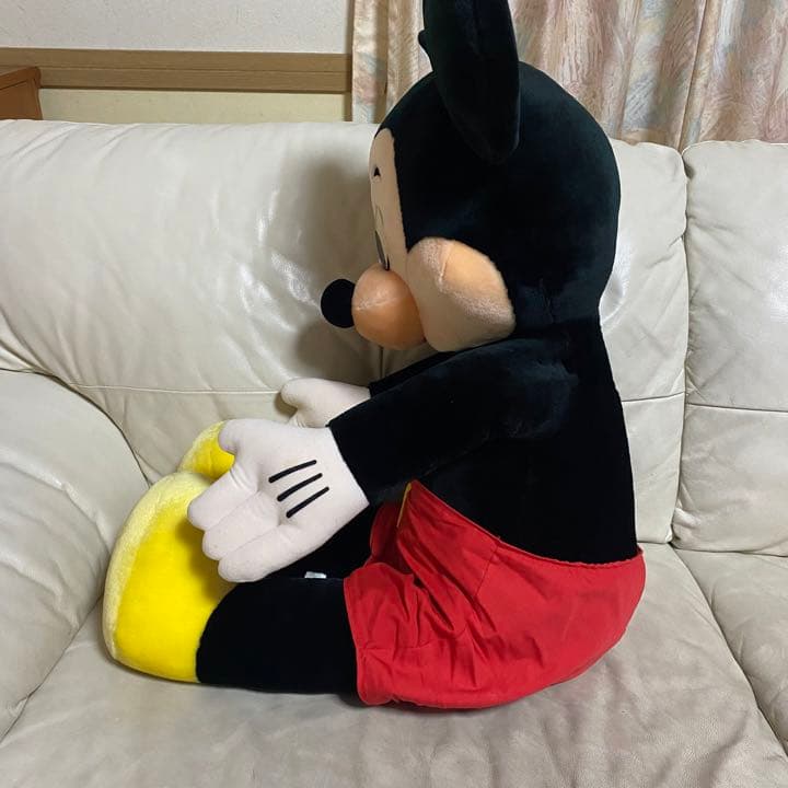 美品 新品未使用】激レア ディズニー ミッキーマウス 特大 ぬいぐるみ