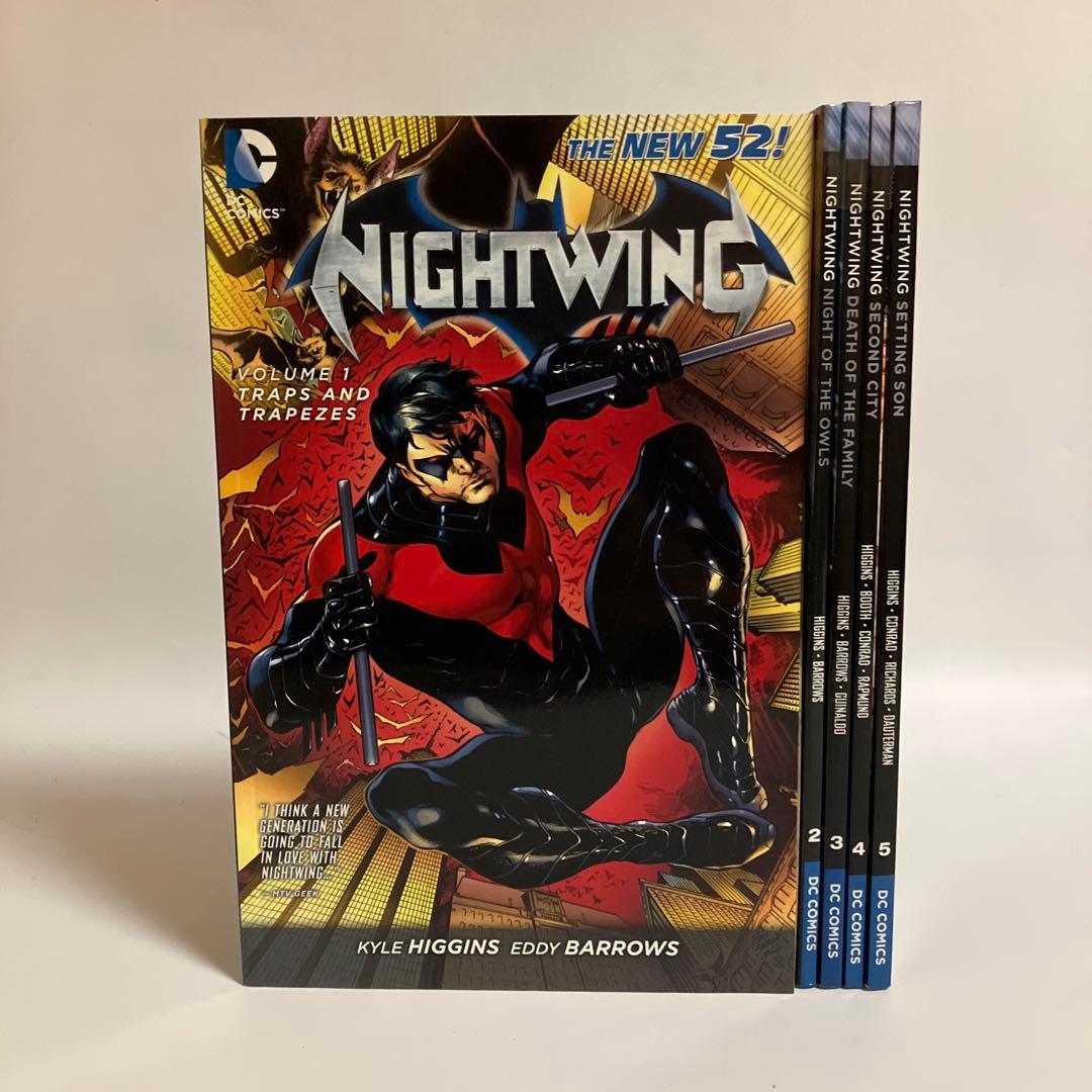 アメコミ・英語　NIGHTWING　全5巻セット　ナイトウィング Nightwing #1-5 Vol 2 (Oct 1996-Feb 1997, DC) ALL 5 Signed by Scott