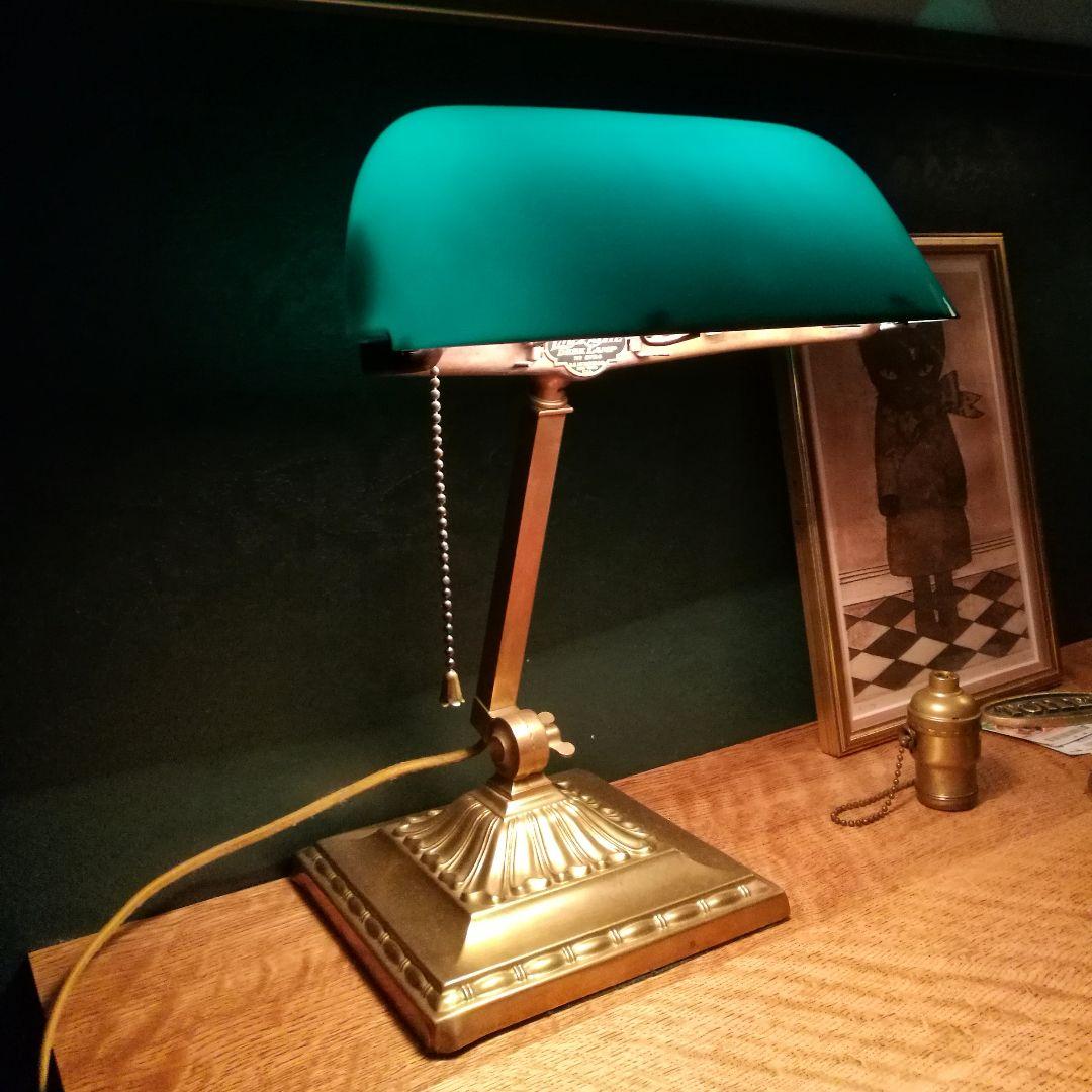アンティーク エメラライト バンカーズランプ emeralite - メルカリ