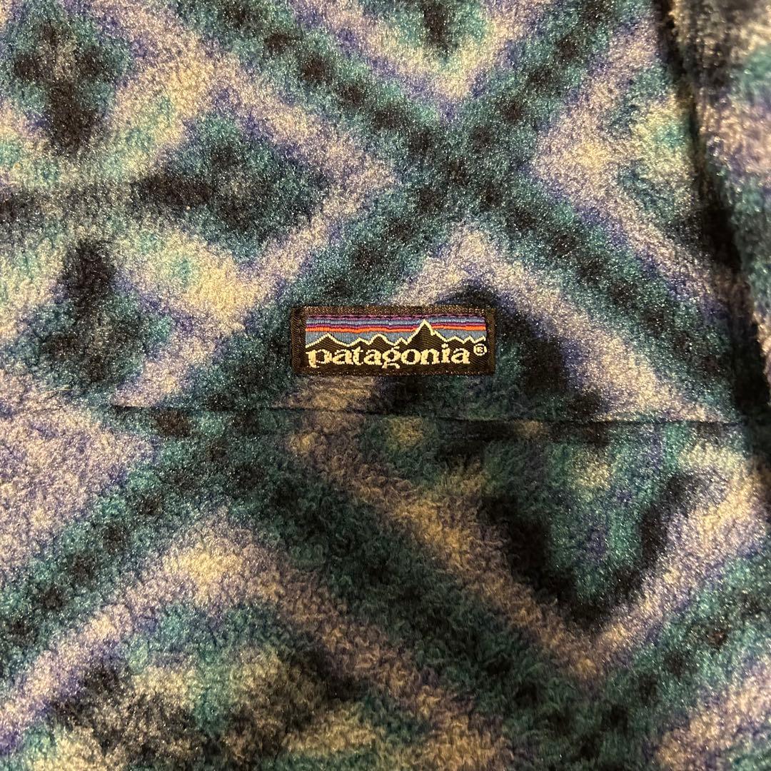 patagonia パタゴニア シンチラスナップT モザイク柄 USA製 90s - メルカリ