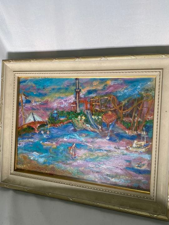 435❣️ シーサイド パーク 油絵 | Japonya'daki Mercari'den