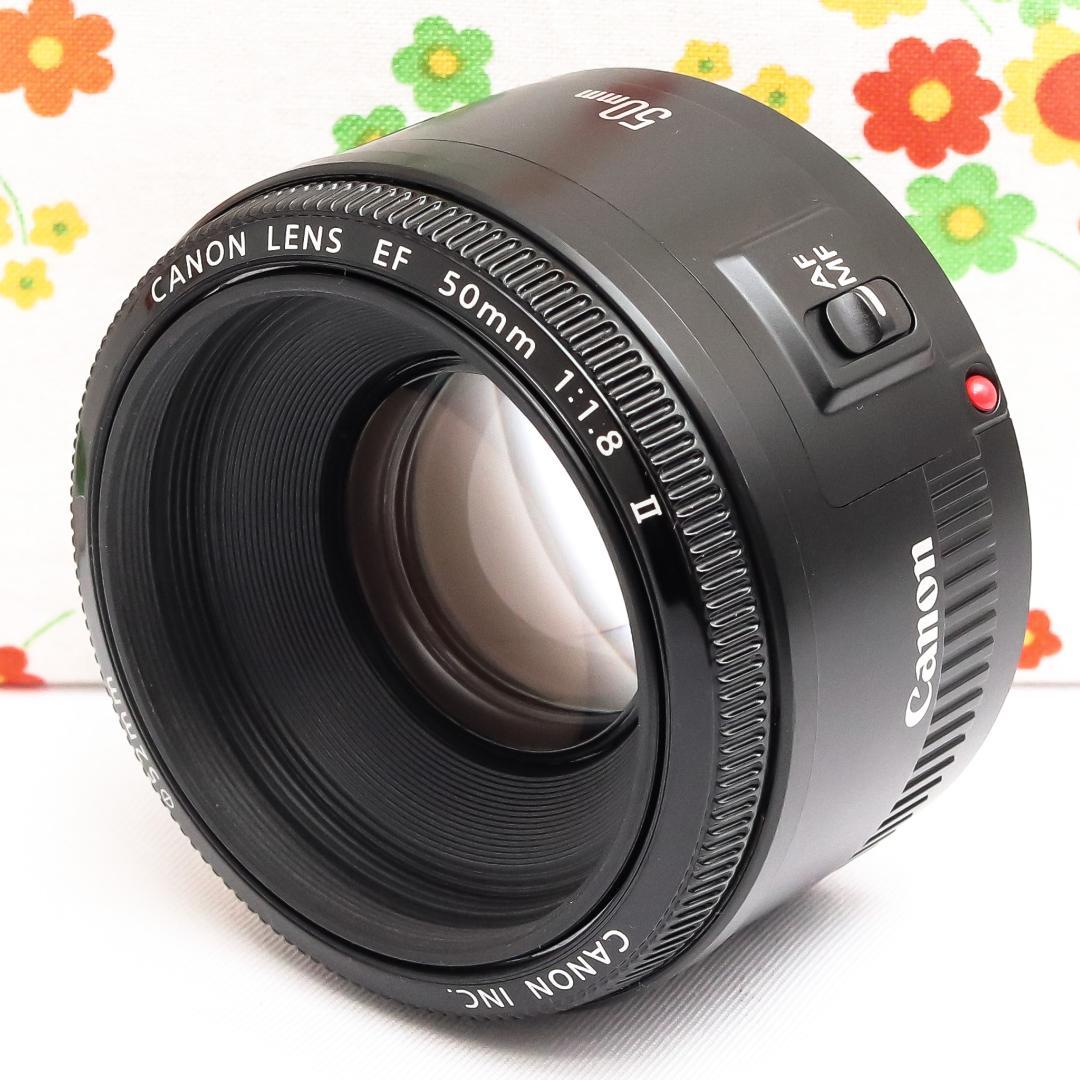 キャノン Canon EF 50mm F1.8 Ⅱ☆単焦点レンズ☆神レンズ - メルカリ