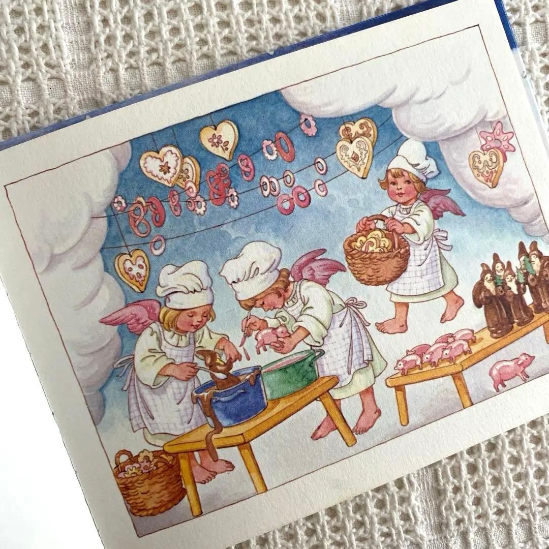 ドイツの小さな絵本 Hanna Helwig クリスマスの夜の天使達の物語