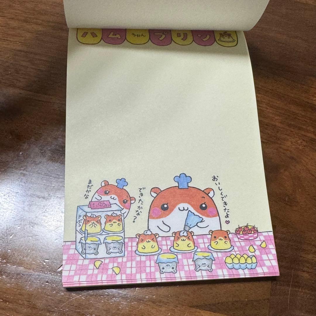 平成レトロ メモ帳 キャラクター ハムちゃんプリン - メルカリ