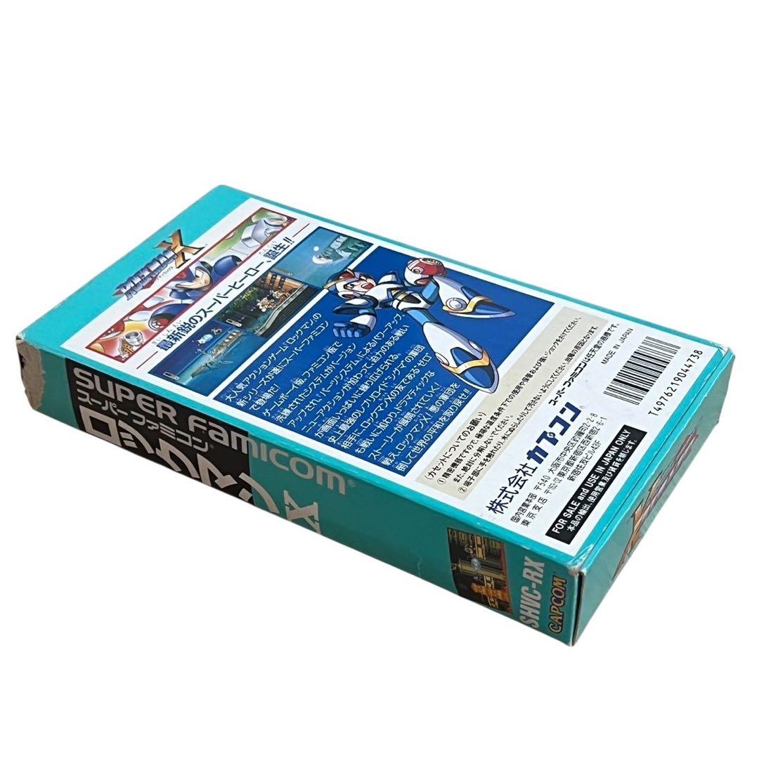 動作品 ロックマンX（スーパーファミコンソフト） 箱説付き SFC - メルカリ