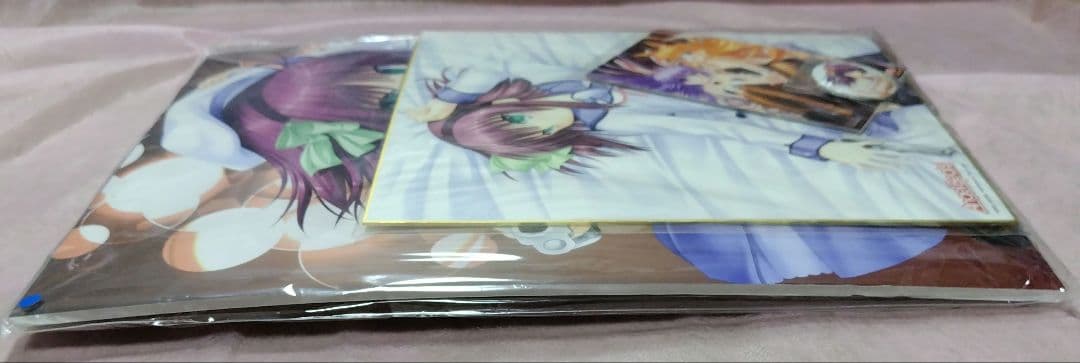 エンジェルビーツセット イラストボード 色紙 ポストカード 缶バッチ