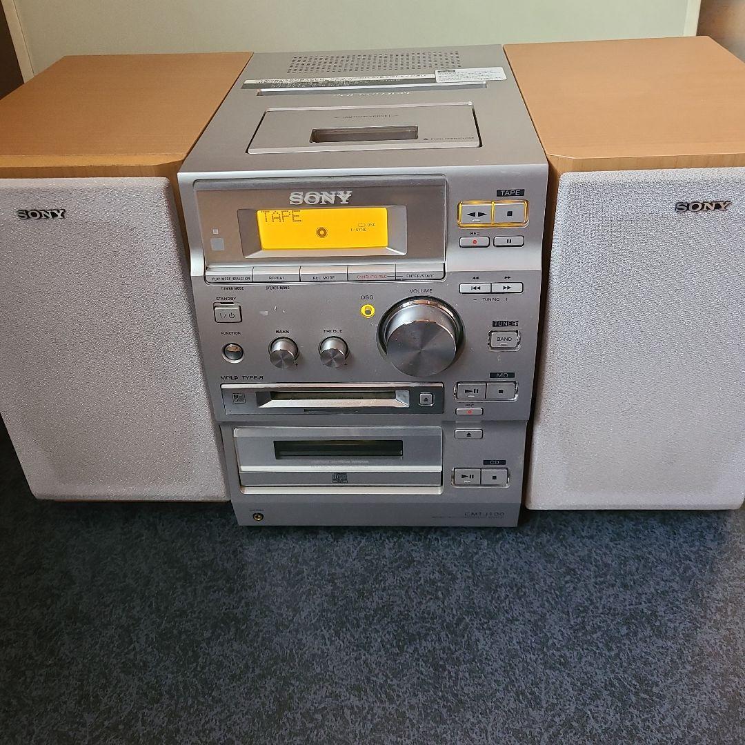 ジャンク品】SONY CD MD カセットコンポ - メルカリ