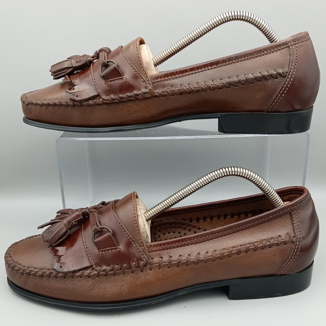 【美品】G.H.BASS ジーエイチバス タッセルローファー レザー 24.0㎝